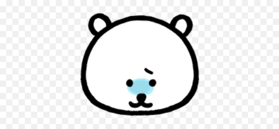 W Bear Emoji Whatsapp Stickers - Bear Emoji,Teddy Bear Emoji