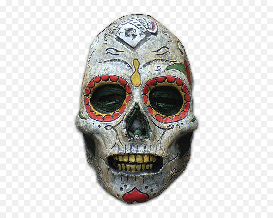 Day Of The Dead Zombie Mask - Day Of The Dead Latex Mask Emoji,Skull Trooper Emoji