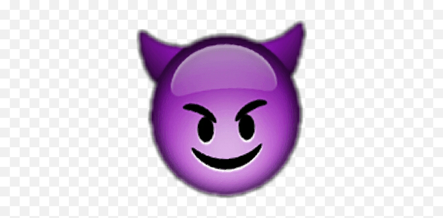 Safado Emoji Sticker - Purple Horns Emoji,Ry Emoticon