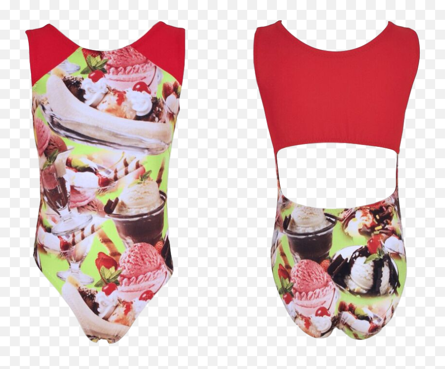 Gymnastics Leotards - Sleeveless Emoji,Gymnastics Leotards Donuts And Emojis