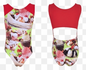 Gymnastics Leotards - Sleeveless Emoji,Gymnastics Leotards Donuts And Emojis