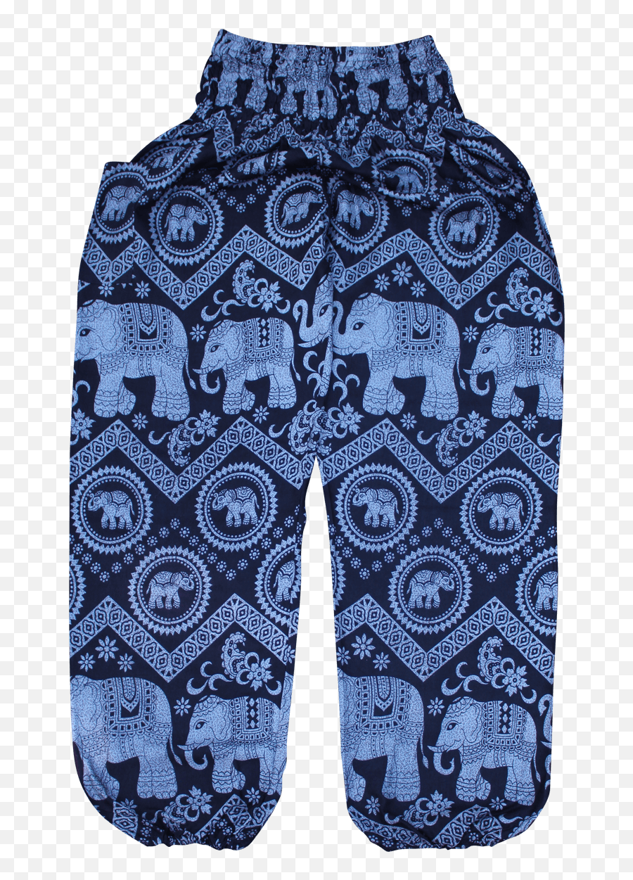 Yamantaka Elephant Harem Pants Bohemian Island Bohemian - Bermuda Shorts Emoji,Elephant Touching Dead Elephant Emotion