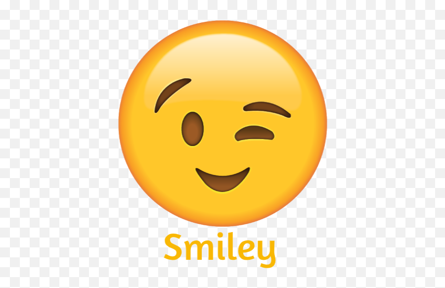 Smiley - Wink Emoji Sticker,How To Create A Devil Emoticon