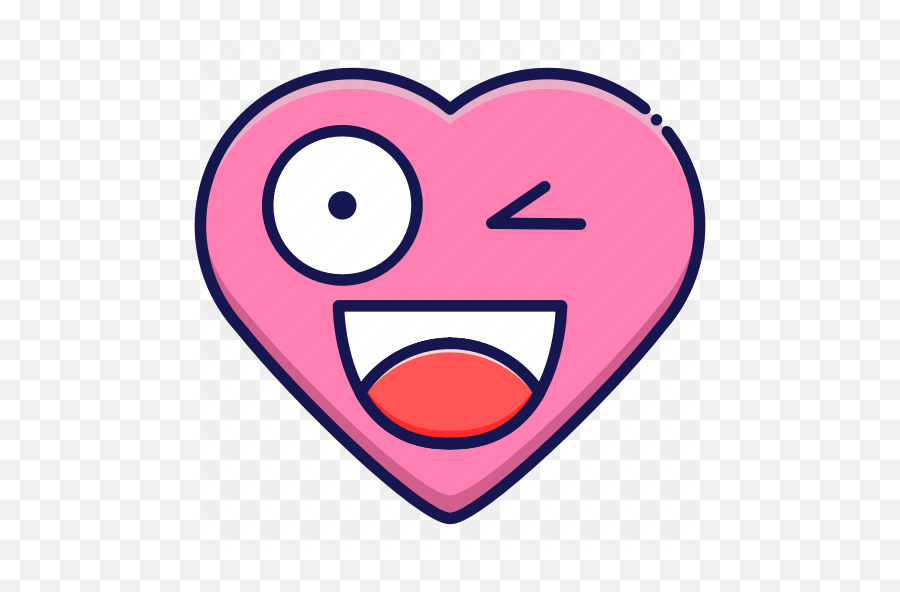 Blink Emoji Emotion Flirty Happy - Happiness And Hope Cartoon,Flirty Emoji