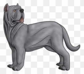 Neapolitan Mastiffs Lion Sculpture - Neapolitan Mastiff Drawing Emoji,American Puppy Emoticons