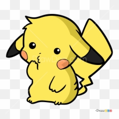 How To Draw Pikachu Kawaii - Happy Emoji,Pikachu Emotions