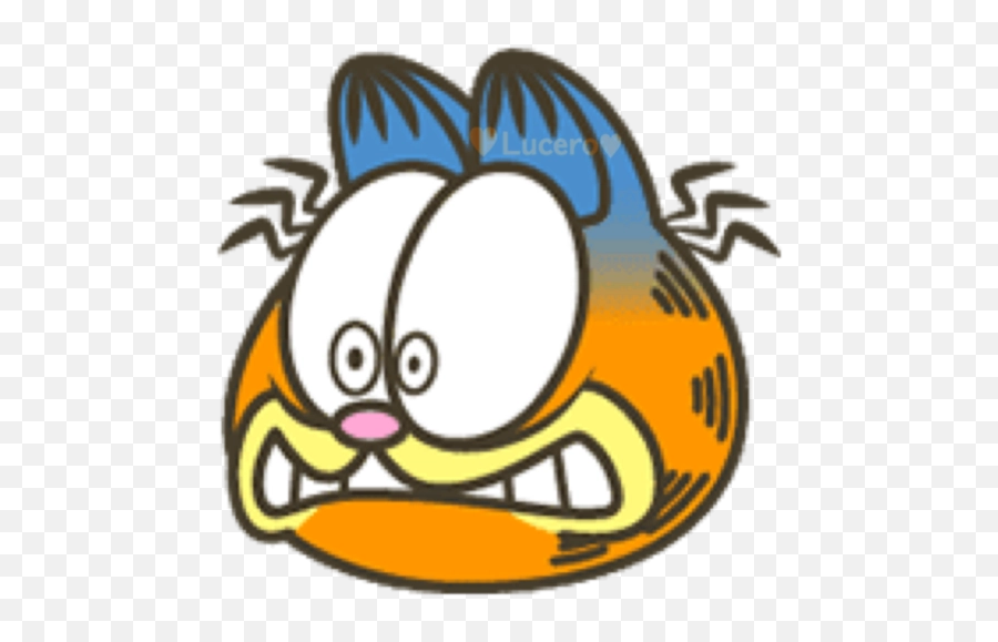 Garfield Emoji Stickers For Whatsapp - Garfield Face,Didi Gregorius Team Emojis 2019