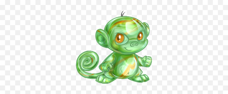 Marble Mynci Rainbow Pool Neopets Wardrobe - Fictional Character Emoji,Monkey Emotion Pictures