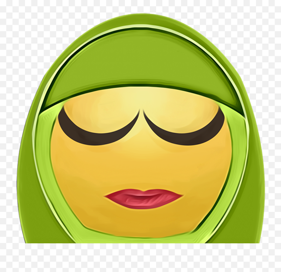 Emoticon Clipart Hijab - Smiley Moslim Emoji,Stapler Emoji