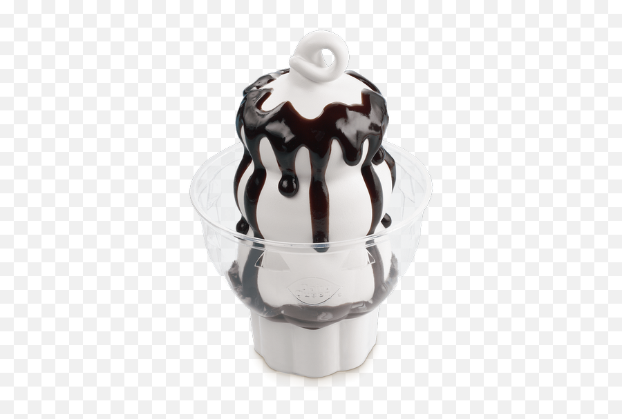 Hot Fudge Sundae - Dq Sundae Emoji,Fat Guy Eating Ice Cream Emoji