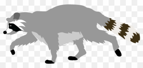 Baby Raccoons Clip Art - Racoon Clipart Walking Emoji,Raccoon Emoticon