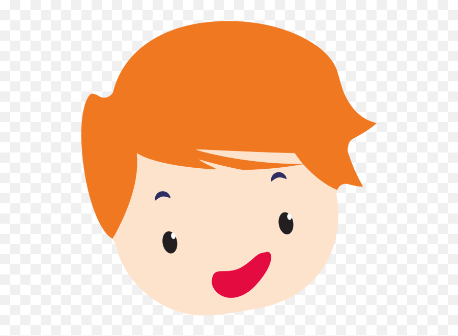Boys Head Cartoon Clip Art - Boy Head Cartoon Png Emoji,Cartoon Clown Faces Emotions