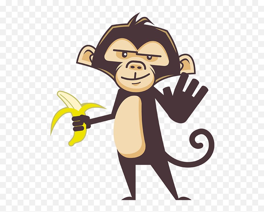 Iu0027ll Find Ripe Banana From The Jungle - Cartoon Clipart Emoji,Monkey Scratching Head Emoticon For Android Download