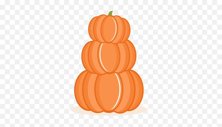 Download Hd Large Stacked Pumpkins Png - Pumpkin Stacked Emoji,Cute Pumpkin Emoticon