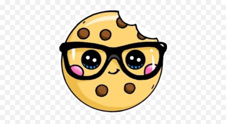 Drawsocute Smartcookie Sticker - Kawaii Cookie Emoji,Draw So Cute Emoji