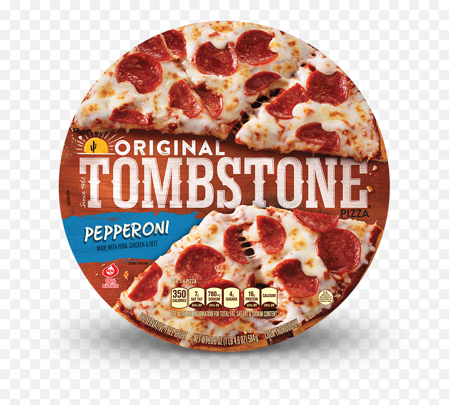 Download Original Tombstone Pepperoni Pizza - Tombstone Emoji,Tombstone Emoji
