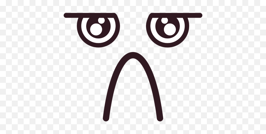 Sad Emoticon Face Flat - Transparent Png U0026 Svg Vector File Dot Emoji,Sad Emoji Text