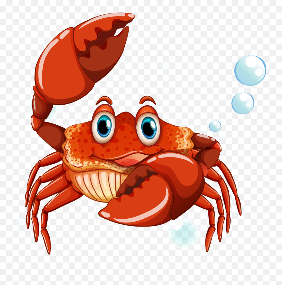 Outline Clipart Crab Outline Crab Transparent Free For - Cartoon Transparent Crab Png Emoji,Crab Emoticon