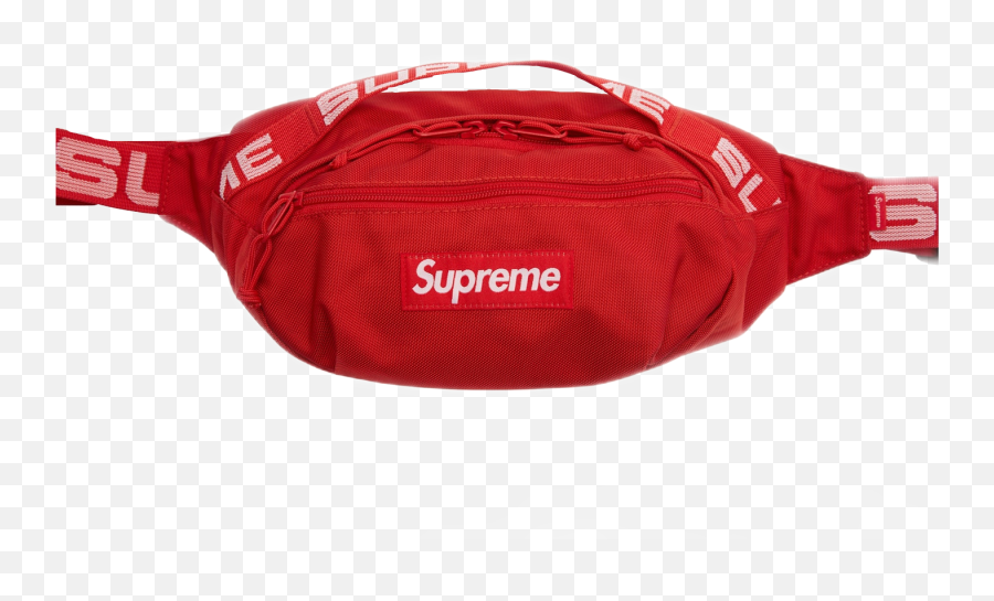 Discover Trending - Supreme Waist Bag Red Ss18 Emoji,Emoji Fanny Pack