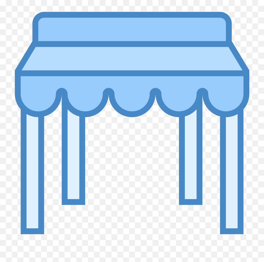 Clipart Tent Caravan Tent Clipart Tent - Blue Pavilion Icon Emoji,Camping Trailer Emoji