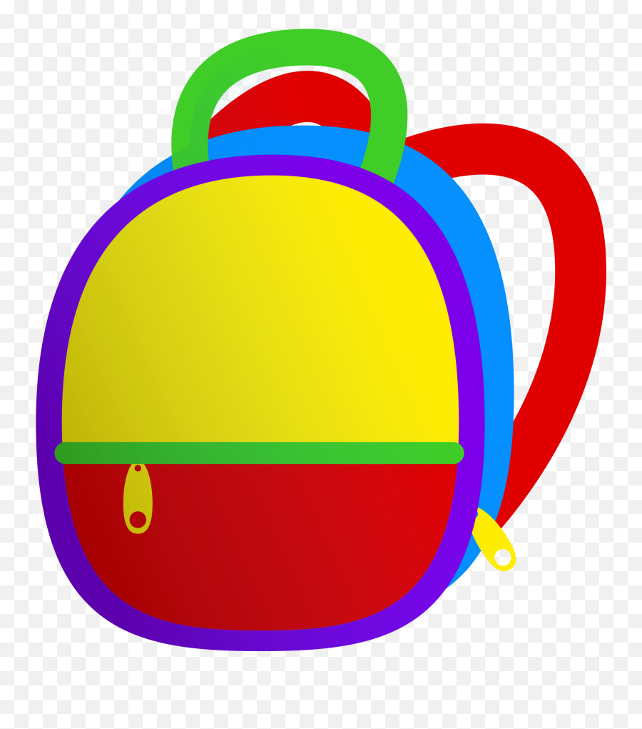 Backpack Clipart Kid Backpack Backpack Kid Backpack - Kinder Backpack Icon Png Emoji,Emoji Backpack For Boys