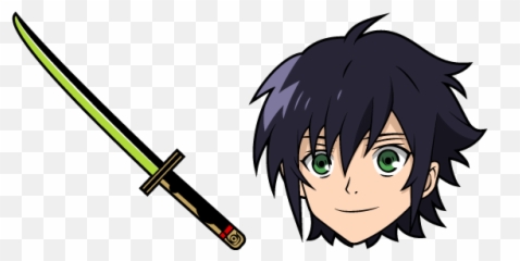 Seraph Of The End Yuichiro Hyakuya And Sword Seraph Of The - Yuichiro Hyakuya Emoji,Japanese Demon Emoji