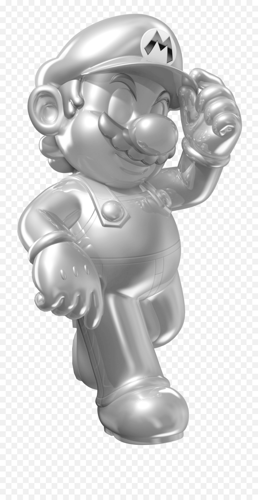 Metal Mario - Mario Kart 7 Metal Mario Emoji,Metal Horn Emoji