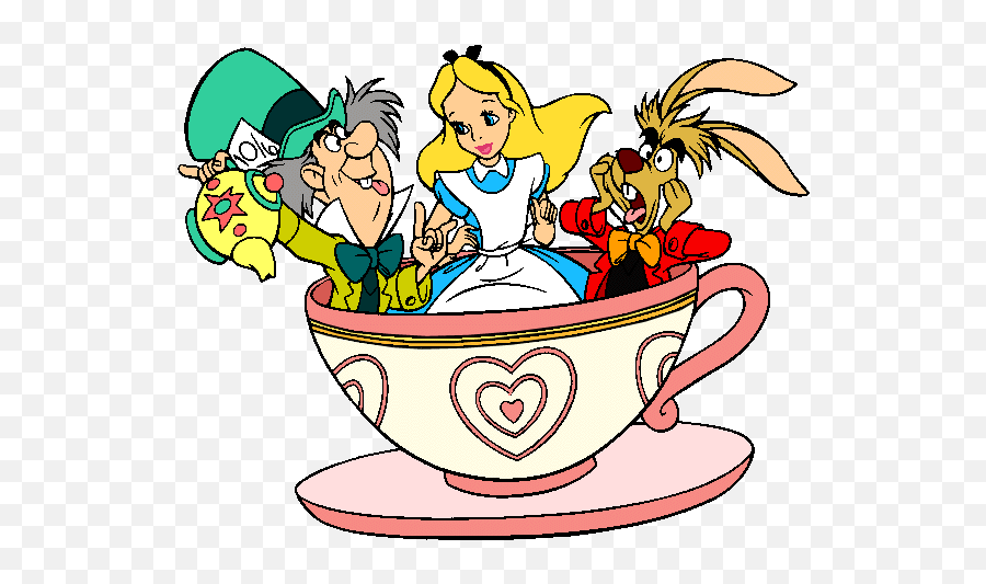 Alice In Wonderland Clipart - Clip Art Alice In Wonderland Tea Party Emoji,Mad Hatter Emoji