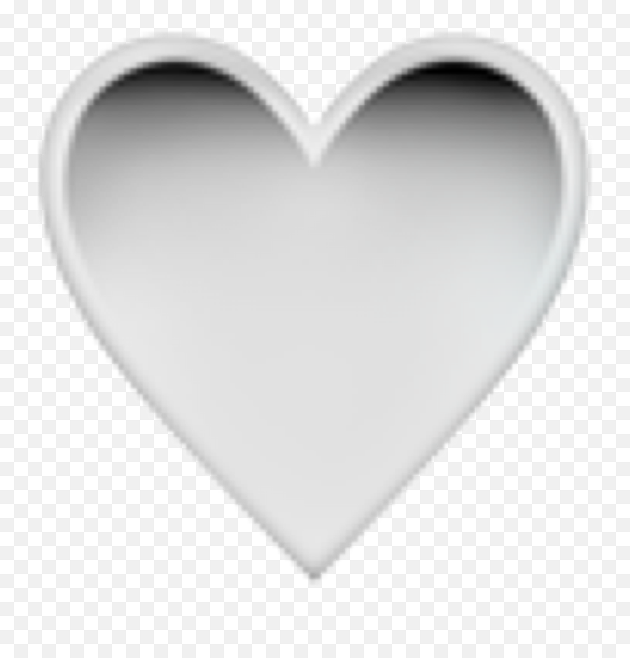 Heart Black Emoji Iphone Gradient Sticker By - Solid,Black Emoji Iphone