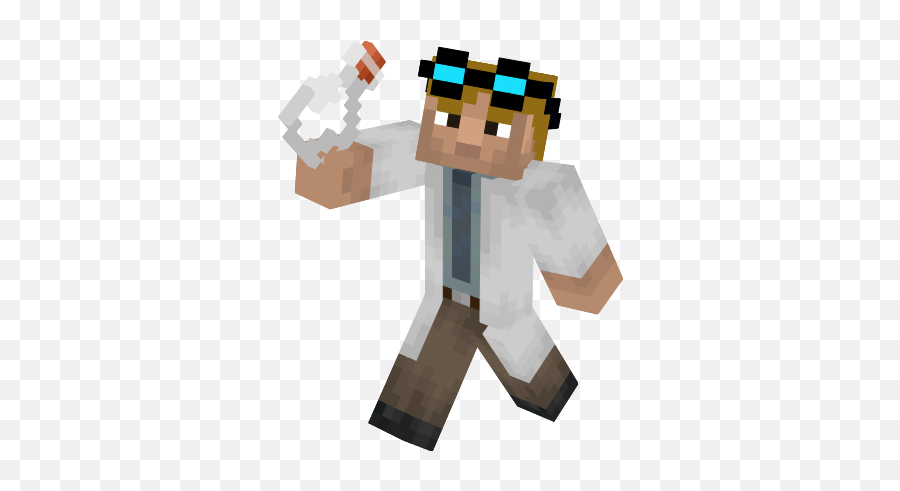 The Story Behind Minecraft - Cold Scientist Minecraft Skin Emoji,Minecraft Villager Emotions