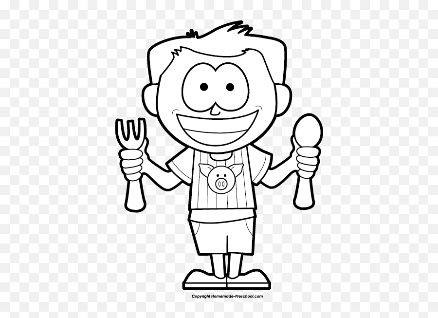 Eating Emoji - Clip Art Library Hungry Child Hungry Clipart Black And White,Hungry Emoji