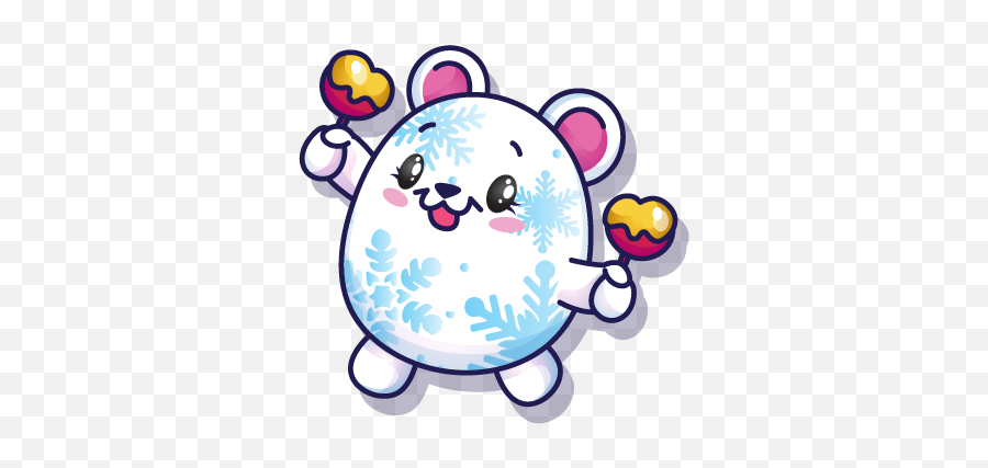 Pikmi Pops Surprise U2013 Season 2 List Of Characters U2013 Snowy - Pikmi Pops Snowy The Polar Bear Emoji,Mcdonalds Emoji 9