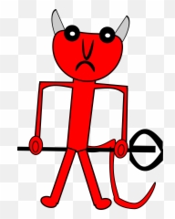 Free Photo Devil Hell Angry Unhappy Hot Trident Red Demon - Angry Cartoon With Devil Emoji,Evil Emoji Gif
