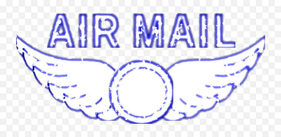 Free Clip Art Vintage Air Mail Rubber Stamp By Uroesch - Airmail Emoji,Mailbird Emoticons