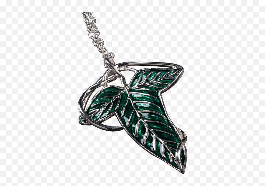 Lord Of The Rings Fellowship Green Leaf Of Lorien Elven - Llavero Señor De Los Anillos Hoja Emoji,Fate/grand Order Emoji