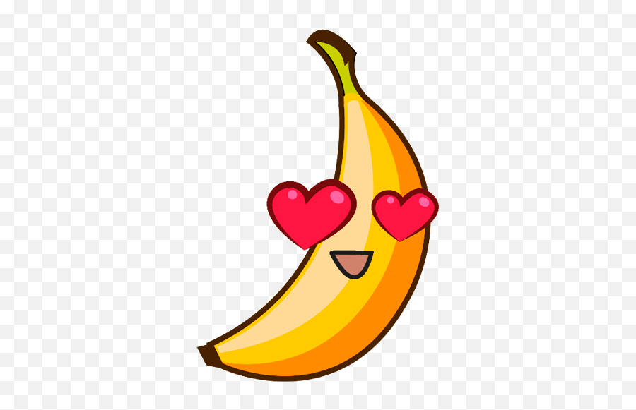 Banana Animated - Gif I Love Banana Emoji,Banana Emoticon Gif