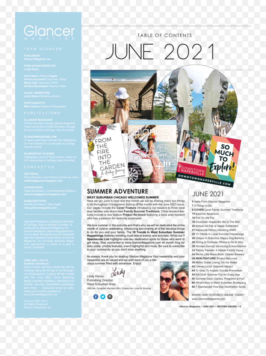 Glancer Magazine June 2021 - Leisure Emoji,Emotion Bliss Kayak Bimini Top