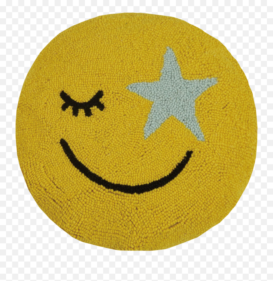 Smiles Hook Pillow Diameter - Happy Emoji,Emoticon Pillows Pattern