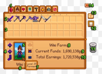 Inventory - Stardew Valley Inventory Empty Emoji,Stardew Valley Multiplayer Showing Emotions