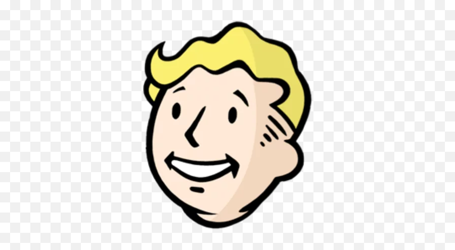 Telegram Sticker 56 From Collection Fallout Emoji - Fallout Vault Boy Emotes,Atomic Head Emoji