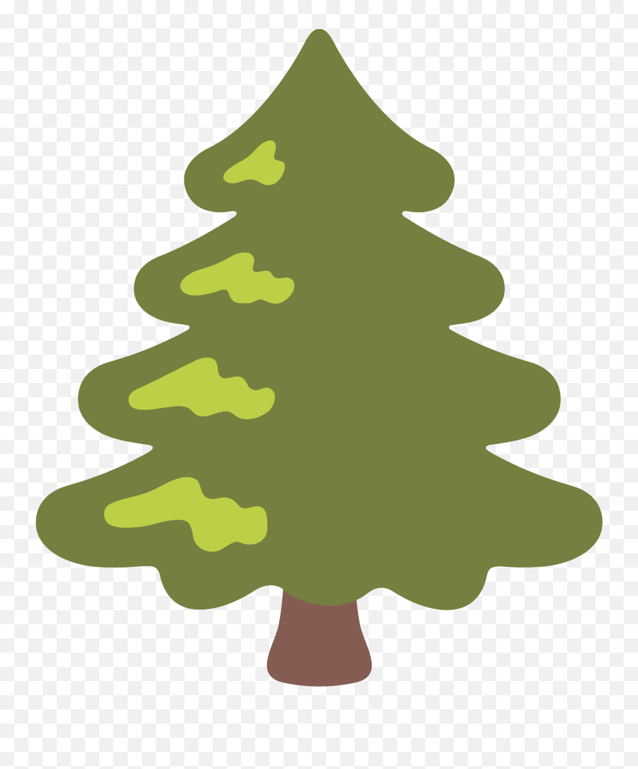 Árbol De Hoja Perenne Clipart Dibujos Animados Descargar - Evergreen Tree Clip Art Emoji,Google Emojis Trebol