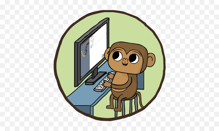 Beaver Achiever Block - Based Coding Codemonkey Computer Desk Emoji,Monkey Repeat Emoji