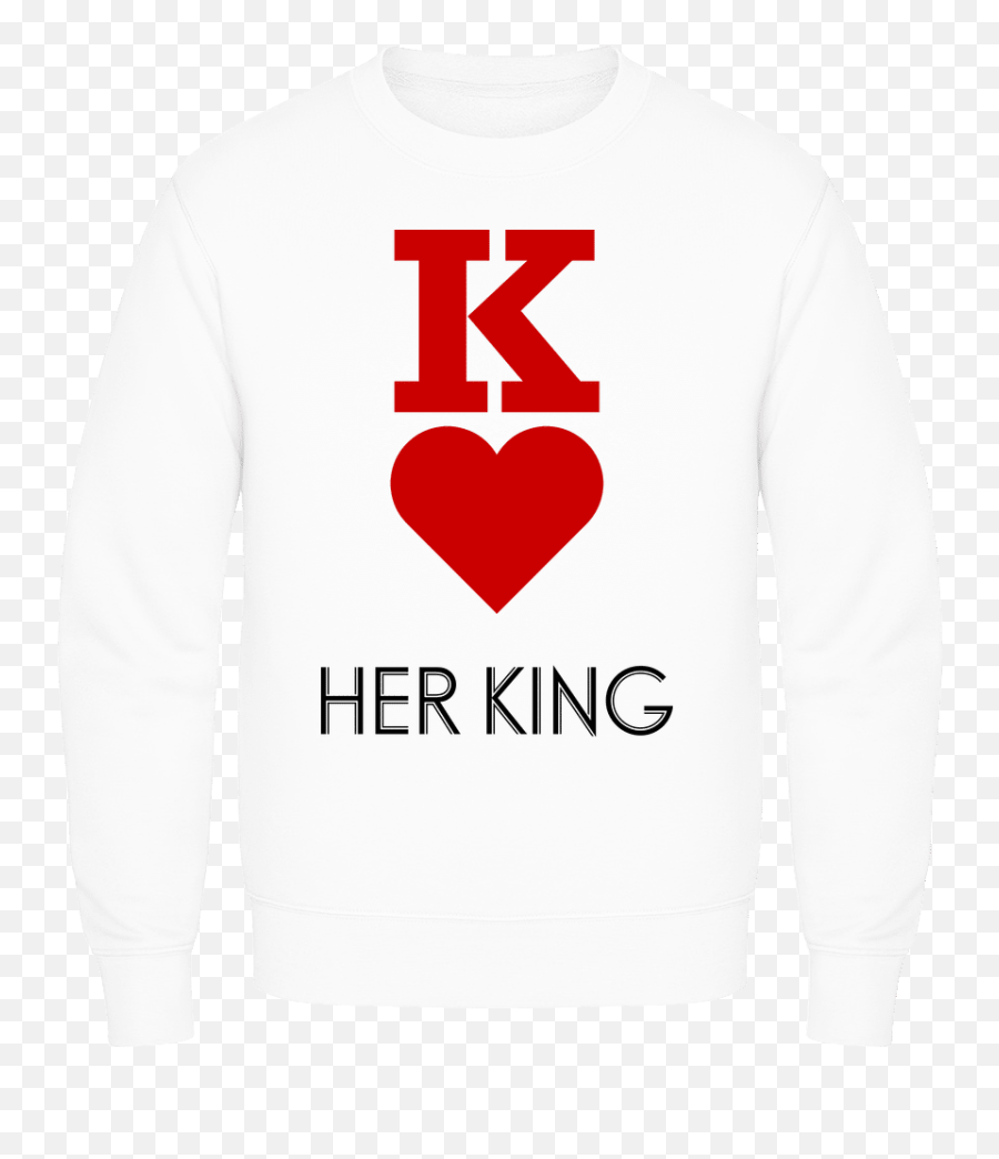 Her King Menu0027s Sweatshirt Awdis - Kerngezond Emoji,Pullover With Emojis