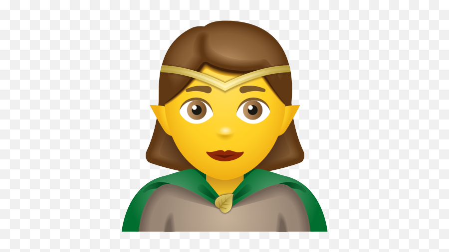 Woman Elf Icon Emoji,Elf Emoji