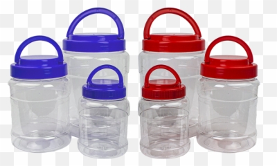 Plastic Round Canister - Shop Plastic Round Canister With Emoji,Chocolate And Baby Bottle Emoji
