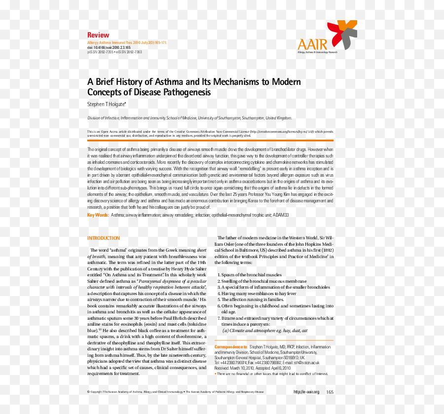 Pdf A Brief History Of Asthma And Its Mechanisms To Modern Emoji,Im Allergic To The Full Spectrum Of Human Emotion