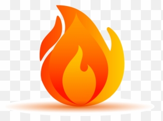 Fire Download Icon - Cartoon Flame Vector Elements Png Emoji,Fire Emoticon Vector