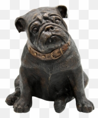 Vintage Bronze Pug Bulldog Statue Emoji,Abstract Pug Emotion