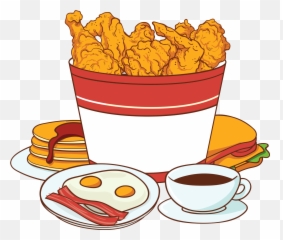 France Clipart Food Side France Food - Clip Art Kfc Emoji,French Flag Chicken Emoji
