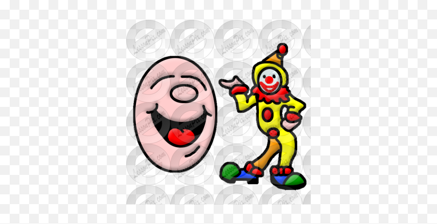 Funny Picture For Classroom Therapy Use - Great Funny Clipart Happy Emoji,Joking Emoticon